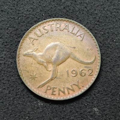 【全场包邮】纯粹捡漏拍486场（免费代拍第23场） - 澳大利亚1962年女王1便士大铜币
