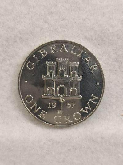 G&W世界散币，银币处理专场（第39场） - 直布罗陀1967年1克朗  银币