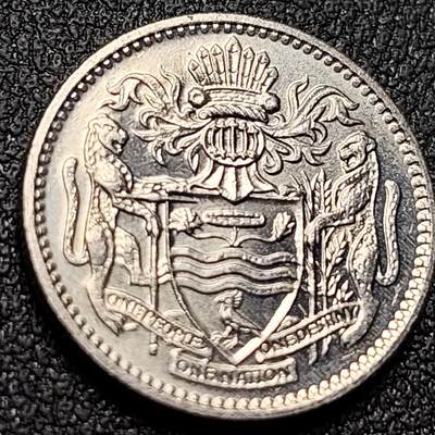 泉币菌-第151场-精品福利场 - 原光 圭亚那10分硬币 1986年 