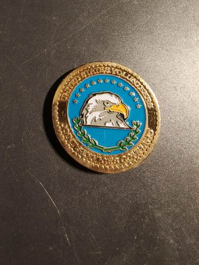 老王徽章第170期 - 美国联勤司令部纪念章 直径39mm. 重量27.8g