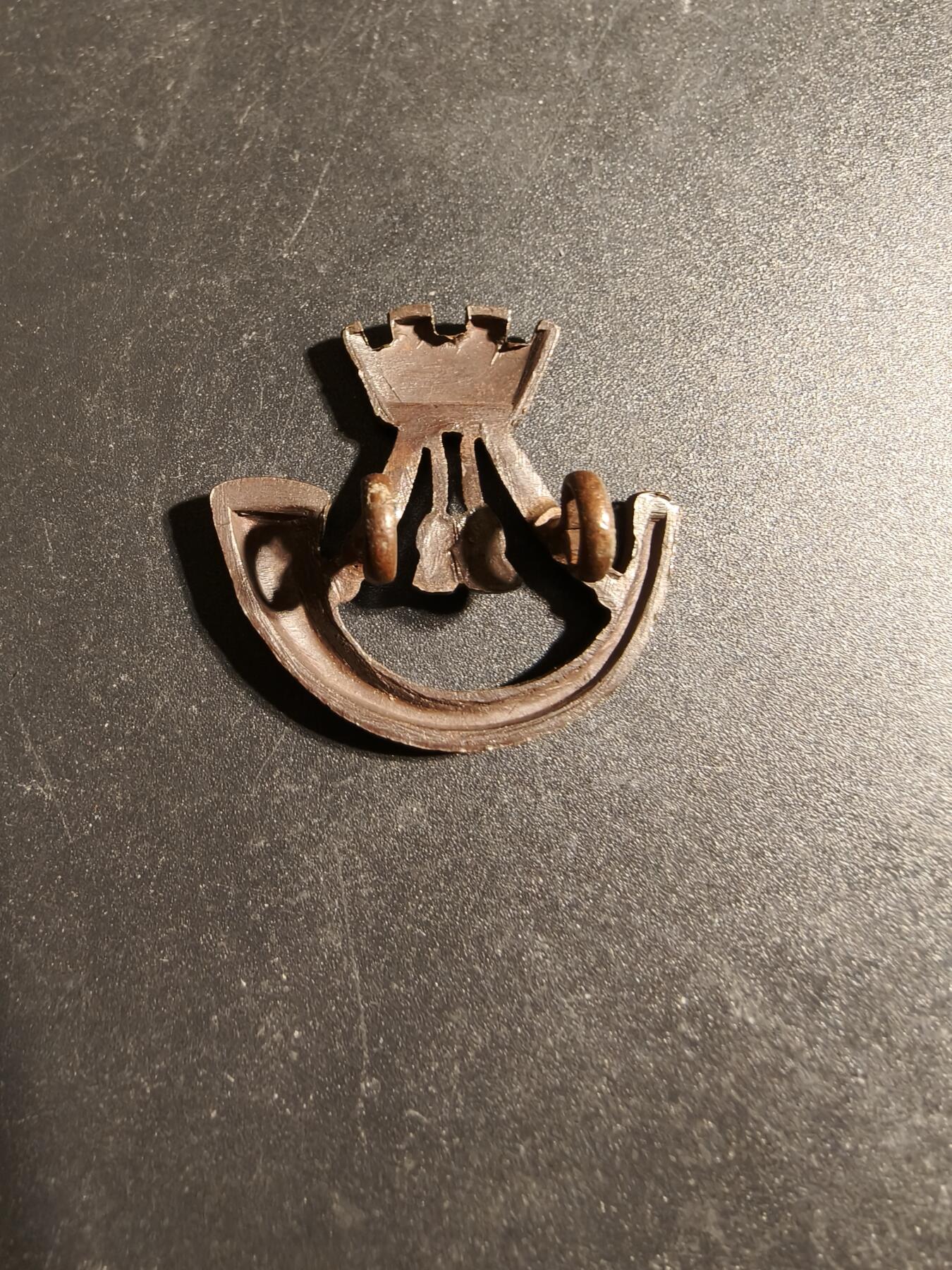 老王徽章第170期 英国萨默赛特轻步兵团领章    一战时期