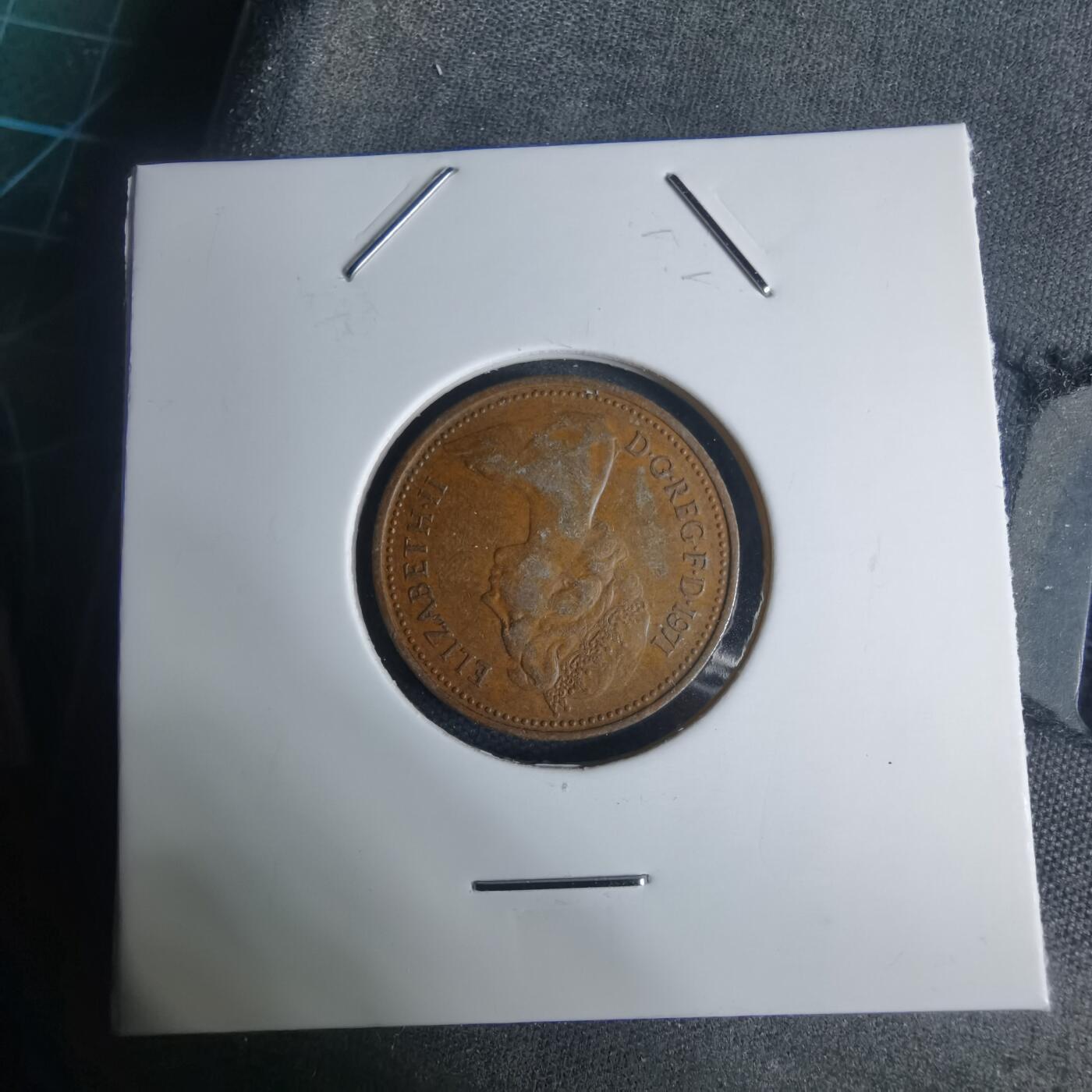 沼泽如烟--第939场 英国1971年1便士