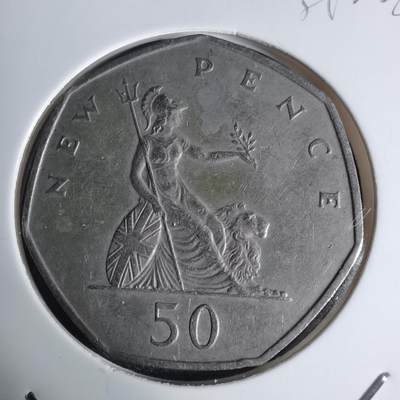 沼泽如烟--第939场 - 英国1969年50便士