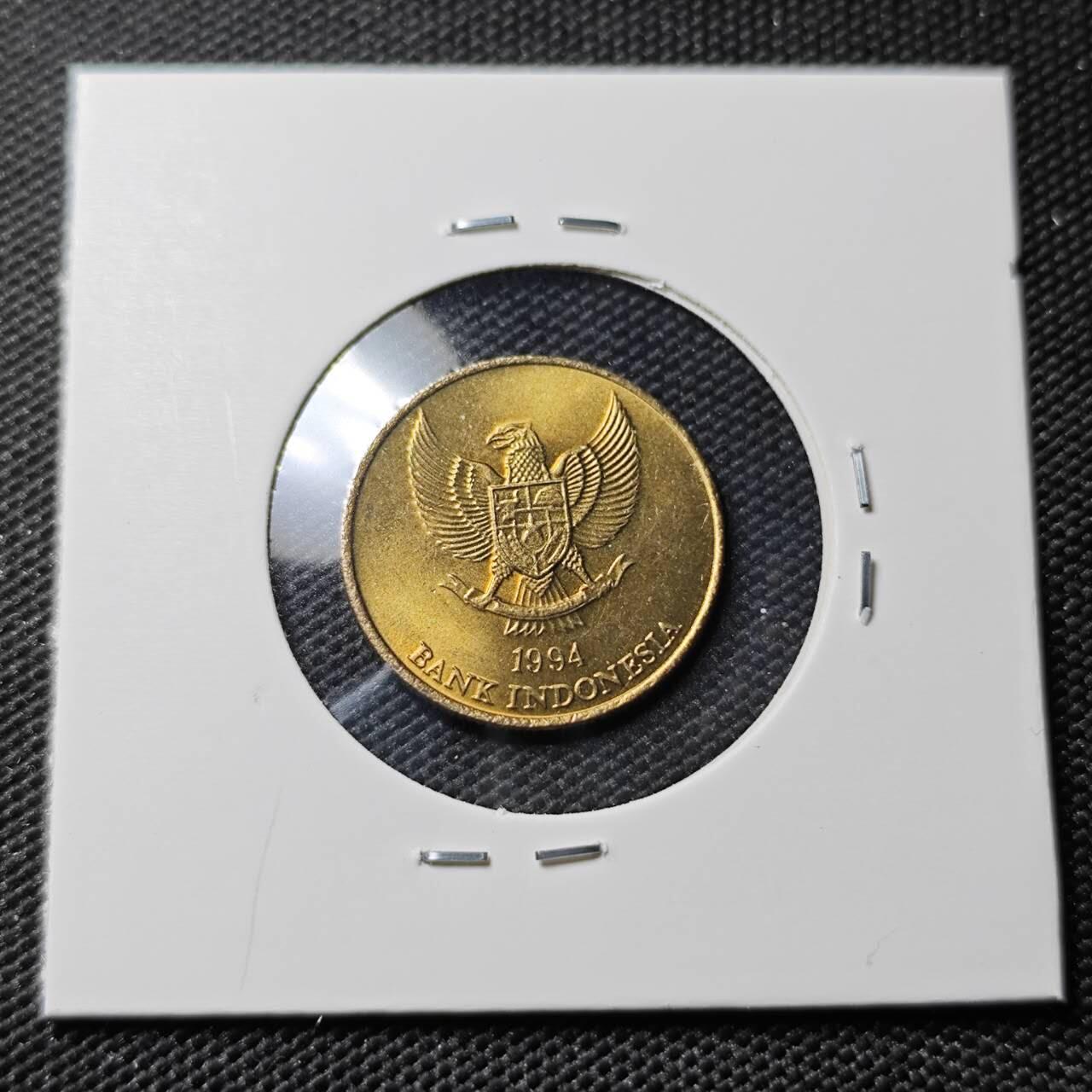 KK钱币收藏小铺 第382期  2月预留时间 周末发货 1994印度尼西亚50卢比 好品