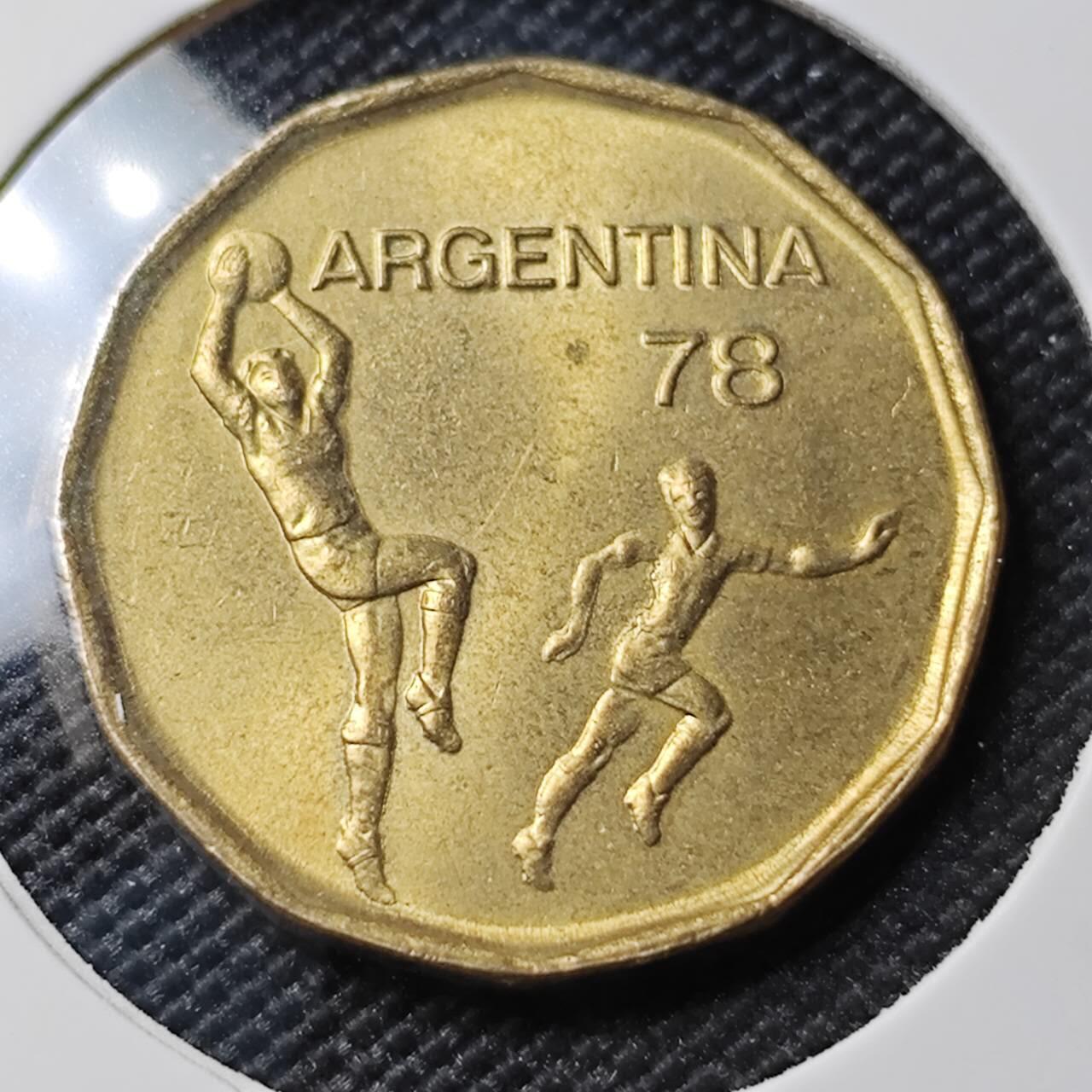 KK钱币收藏小铺 第382期  2月预留时间 周末发货  阿根廷20比索纪念币