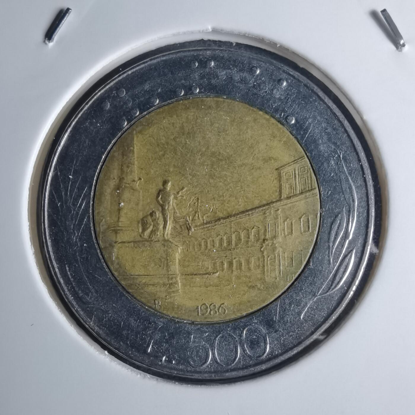 沼泽如烟--第939场 意大利1986年500里拉