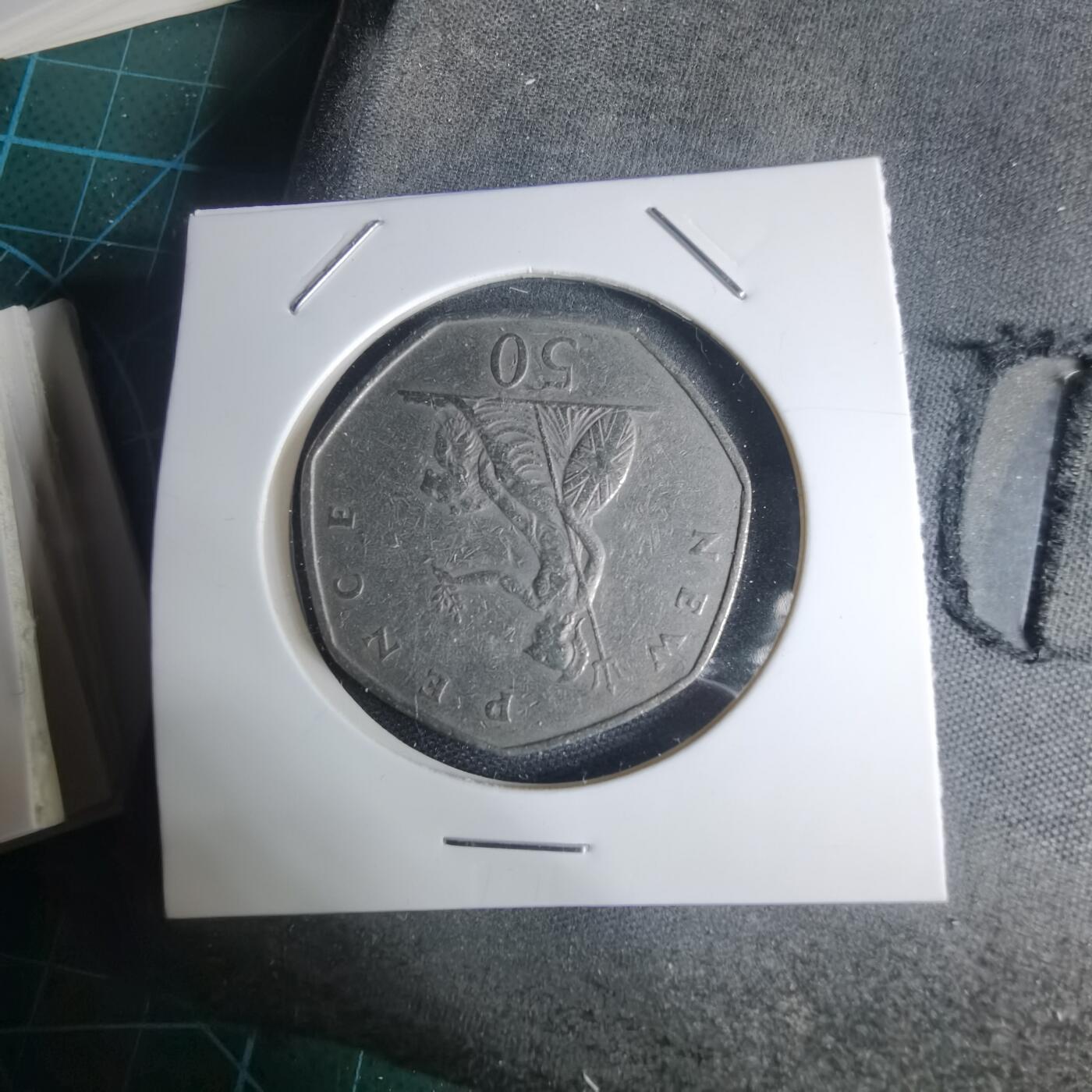 沼泽如烟--第939场 英国1969年50便士