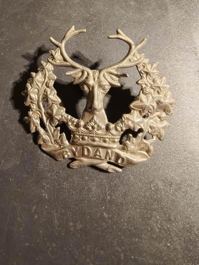 老王徽章第170期 - 英国苏格兰戈登高地步兵团帽徽    一战时期