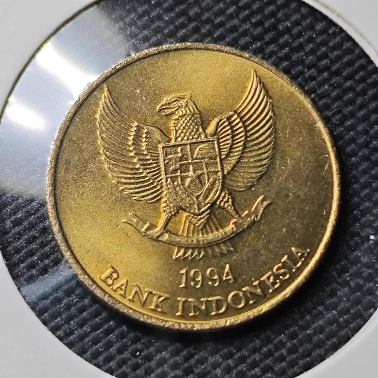 KK钱币收藏小铺 第382期  2月预留时间 周末发货 1994印度尼西亚50卢比 好品