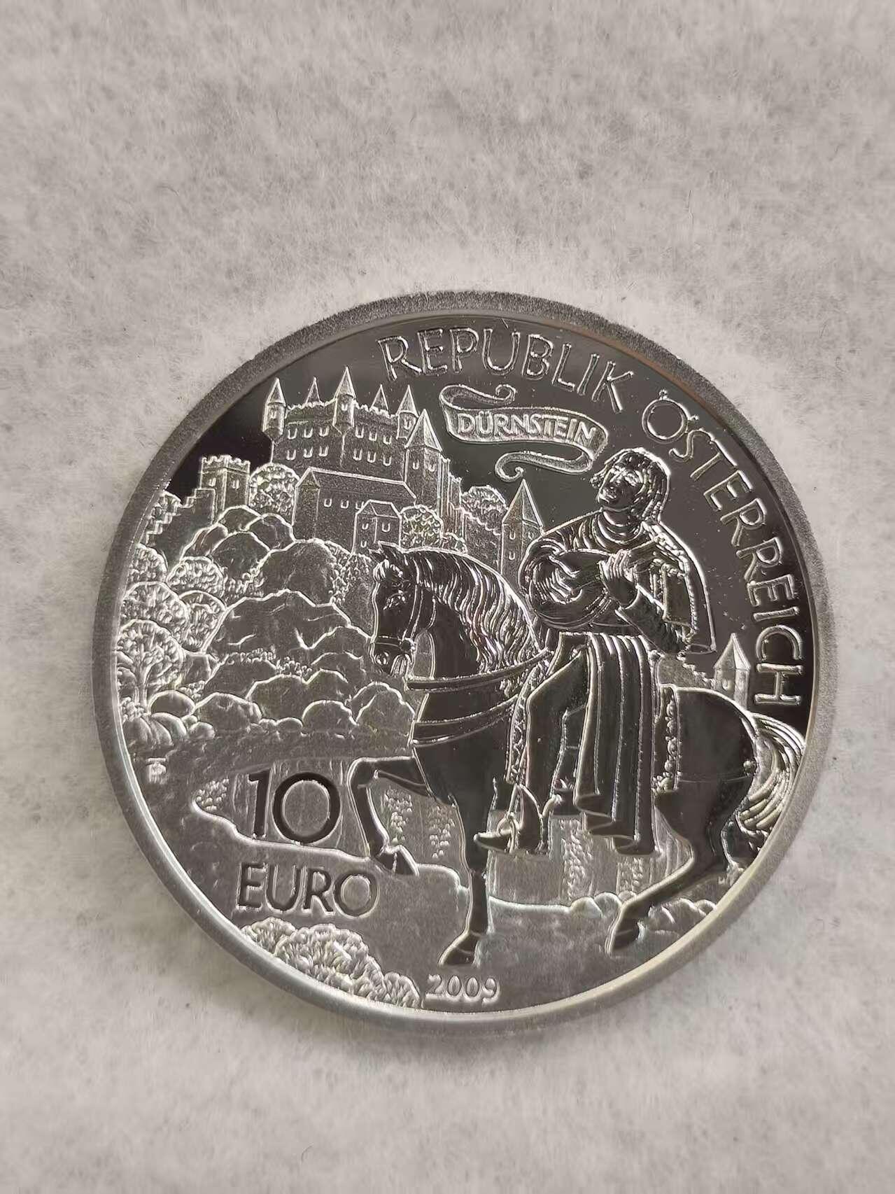 G&W世界散币，银币处理专场（第39场） 奥地利2009年10欧元  银币