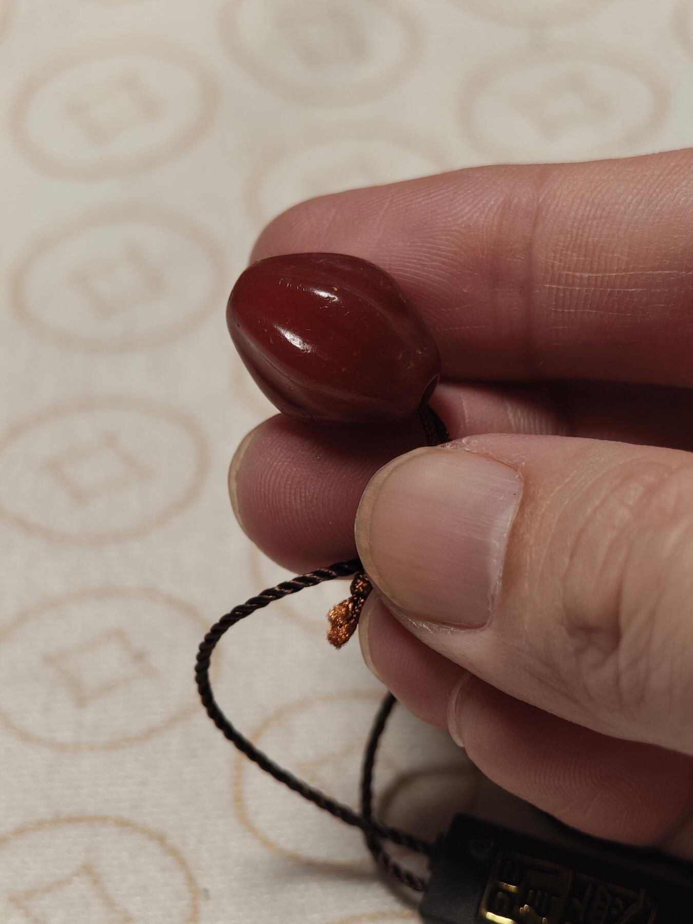 抚柳草堂-第二期章牌钱币 奖章勋章限时免佣 满百包邮 放漏专场 15世纪瓜楞玛瑙珠 闻德评级尺寸见标签