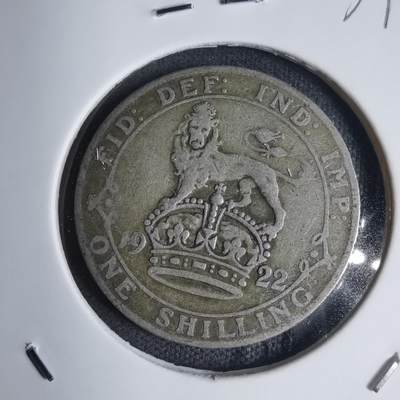 沼泽如烟--第939场 - 英国1922年1先令银币