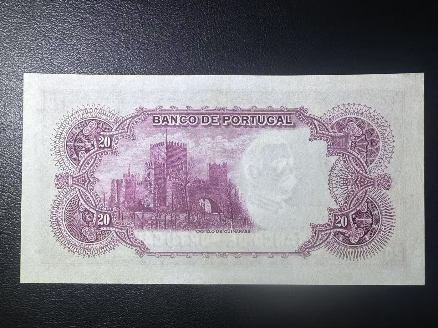 【Blue Auction】世界纸币精拍第764期——18级TOP拍卖/信誉/品质/专业/高效💫 葡萄牙 1940年20埃斯库多 较少见品种 AU+ 