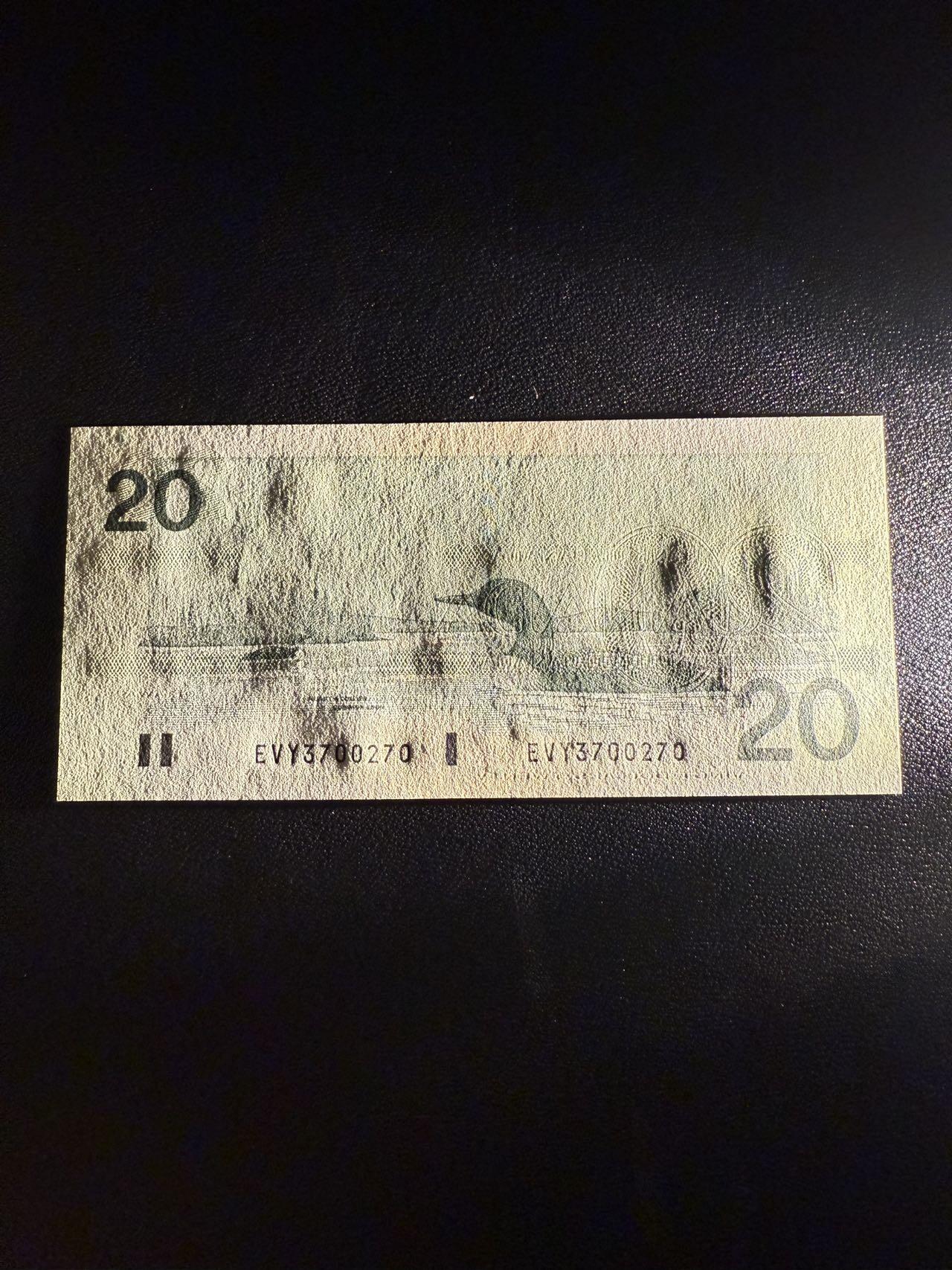 第14期 库存低价起拍 加拿大 鸟版20 全新unc 尾270