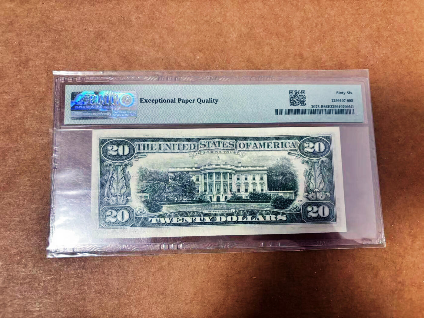 【Blue Auction】世界纸币精拍第764期——18级TOP拍卖/信誉/品质/专业/高效💫 【无47】美国 1981年20美金 PMG66EPQ