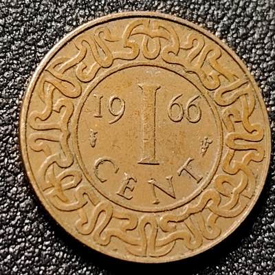泉币菌-第151场-精品福利场 - 包浆好品 苏里南 1966年1分铜币 袖珍币