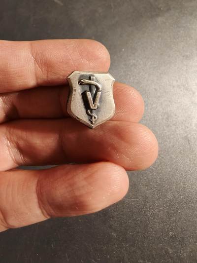 老王徽章第170期 - 美国空军军医领章    925银    5.4g