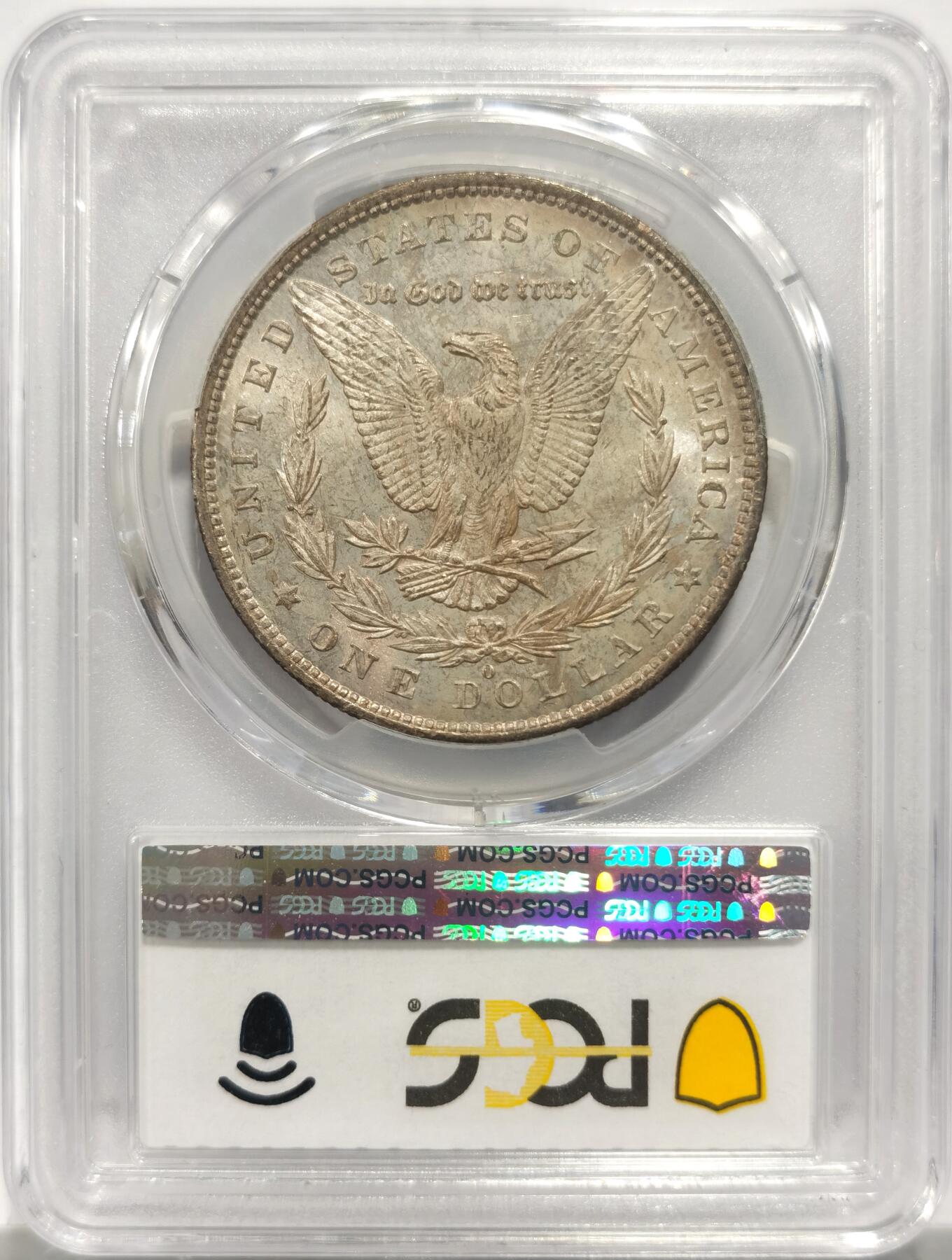 博洋堂世界钱币拍卖第153期（全场包邮） PCGS MS63 美国1879 O 摩根 新奥尔良铸币厂首年摩根 打制深俊 双面覆盖老包浆 霜感十足 收藏佳品