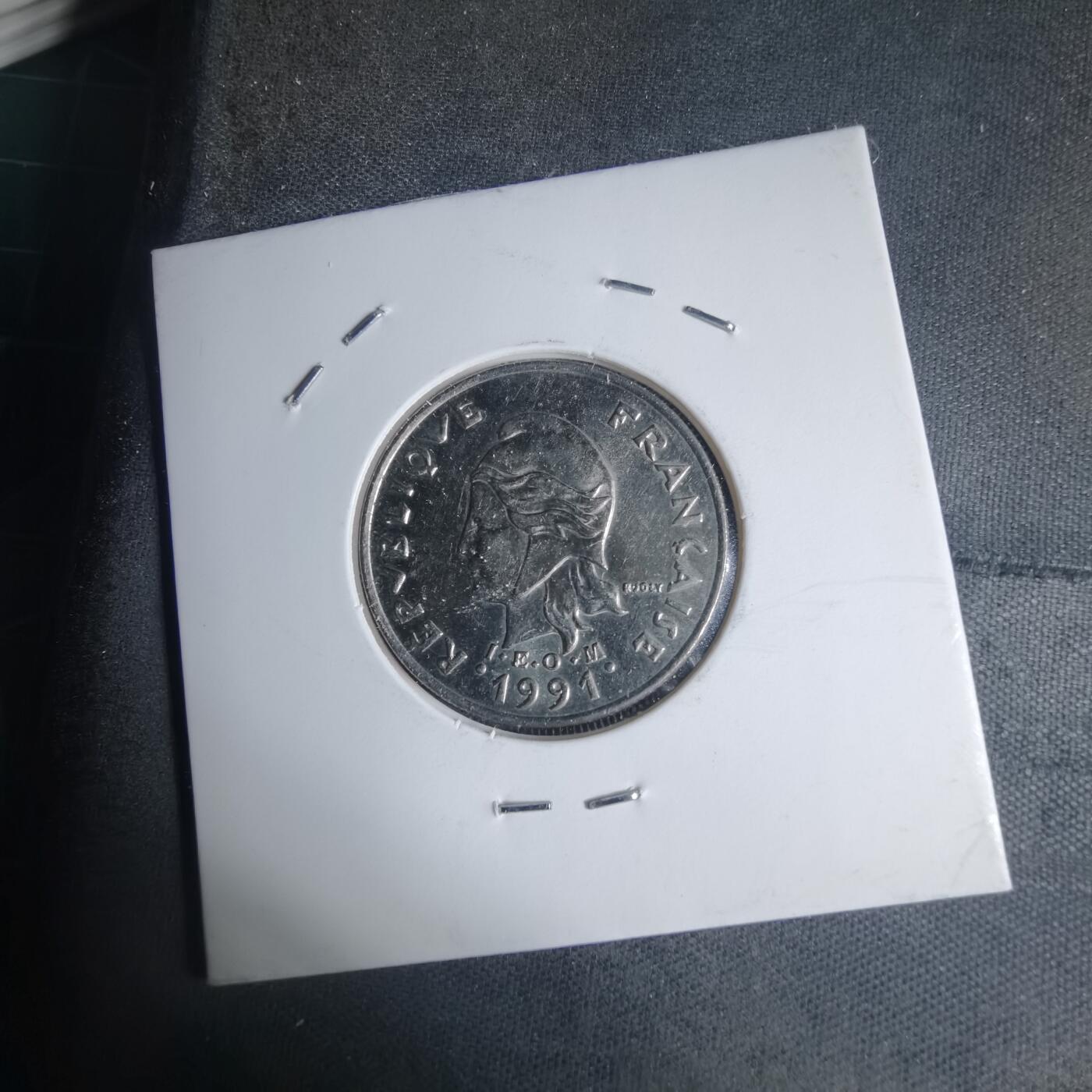 沼泽如烟--第939场 法属波利尼西亚1991年10法郎