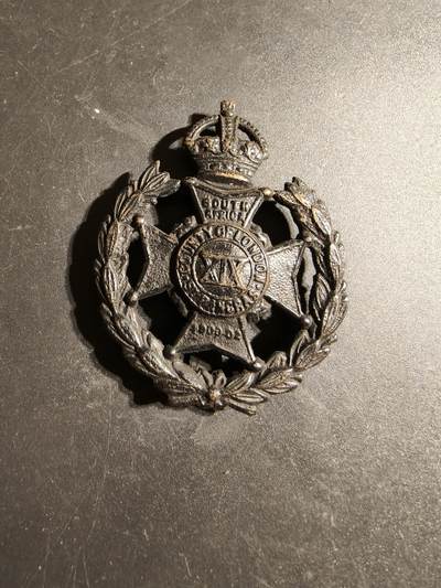 老王徽章第170期 - 英国陆军第19伦敦团圣潘克拉斯营帽徽     一战时期