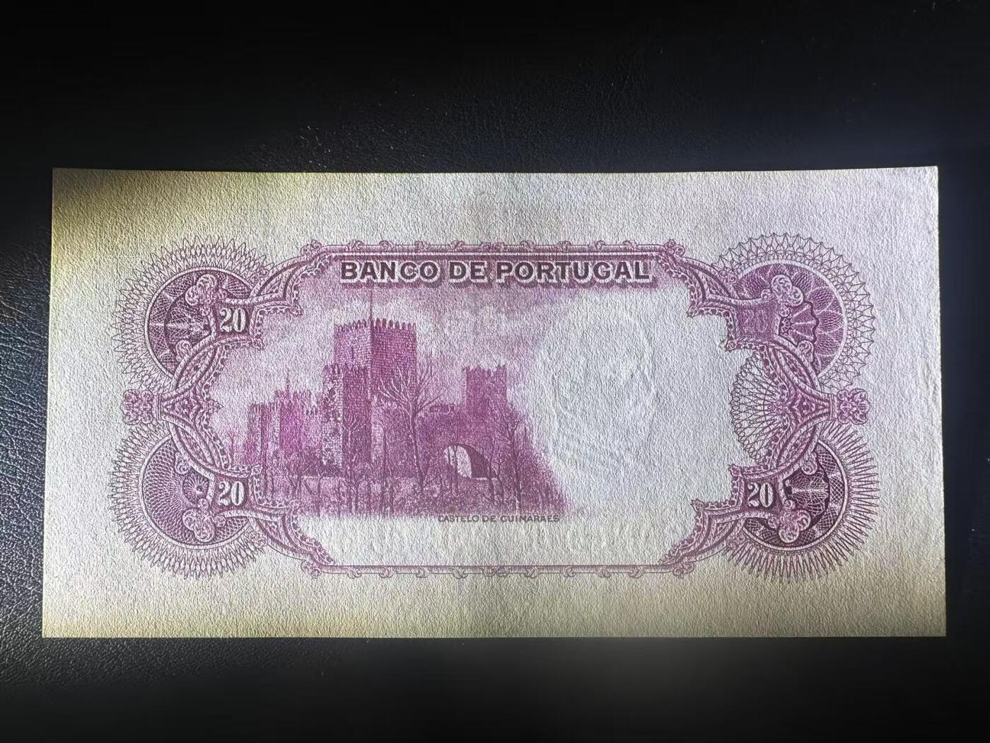 【Blue Auction】世界纸币精拍第764期——18级TOP拍卖/信誉/品质/专业/高效💫 葡萄牙 1940年20埃斯库多 较少见品种 AU+ 