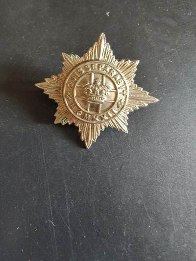 老王徽章第170期 - 英国第4/7皇家近卫龙骑兵团帽徽    女王时期