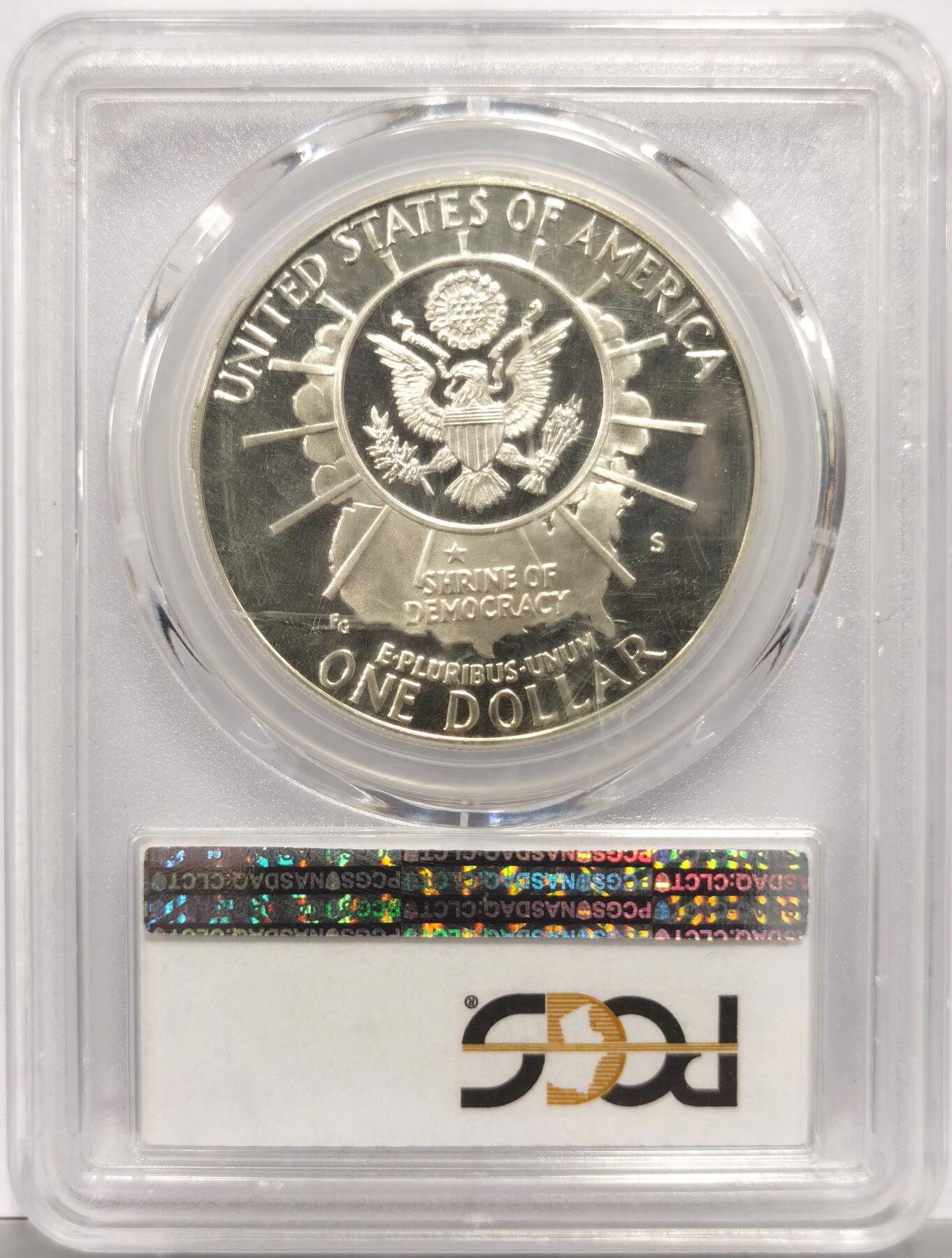 博洋堂世界钱币拍卖第153期（全场包邮） PCGS PR69DCAM 美国总统山1991大银，26.8克925银！