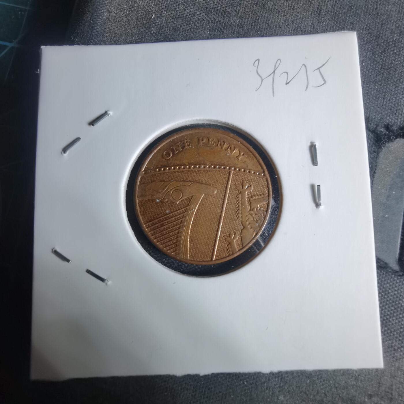 沼泽如烟--第939场 英国2005年1便士