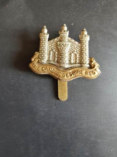 老王徽章第170期 - 英国剑桥步兵团帽徽     一战时期