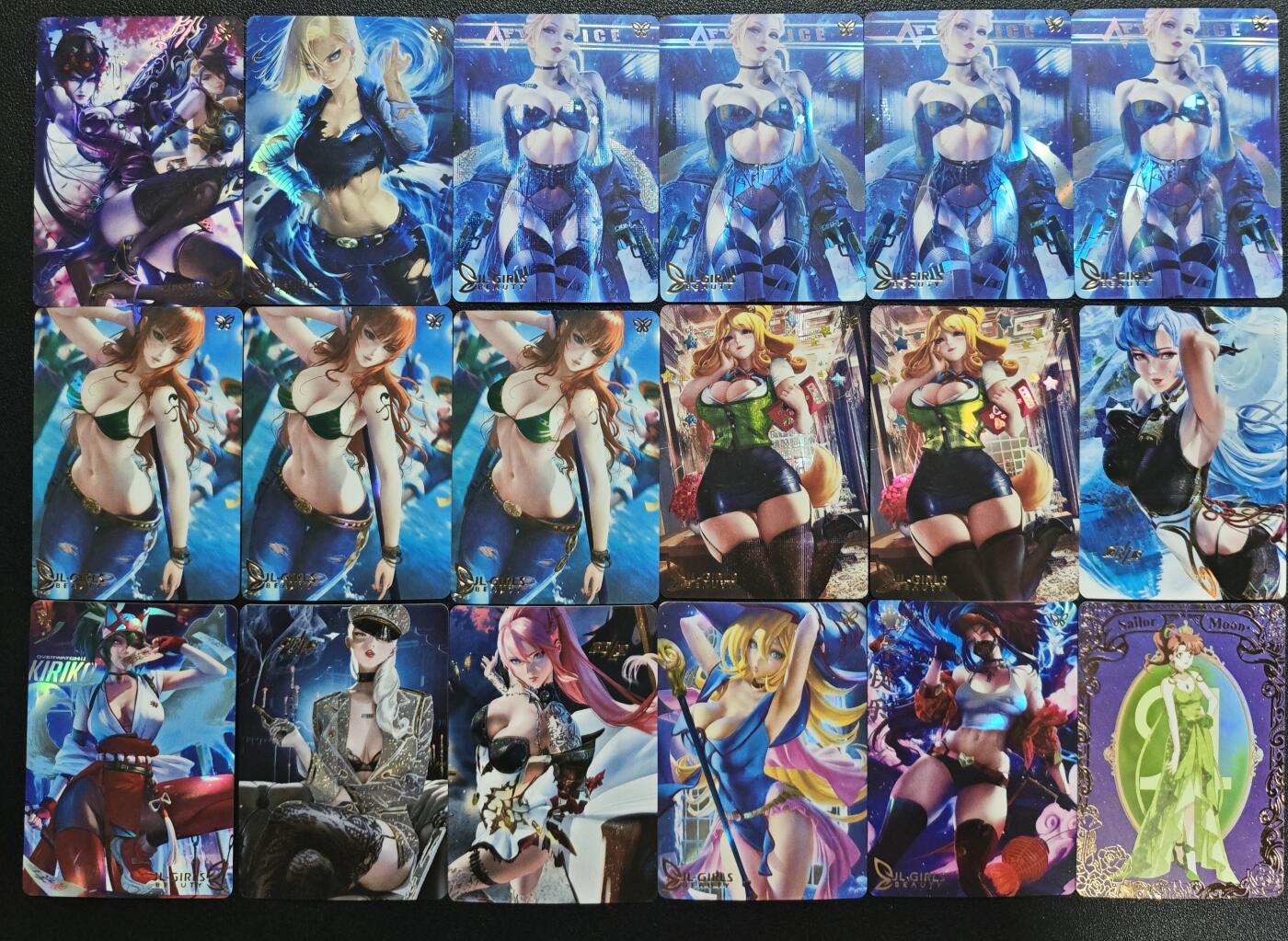 天玑星卡拍第151期《12.18周四截拍》持续收拍收评中 满赠卡需备注 京珞卡牌 动漫美女 散卡 四十二张