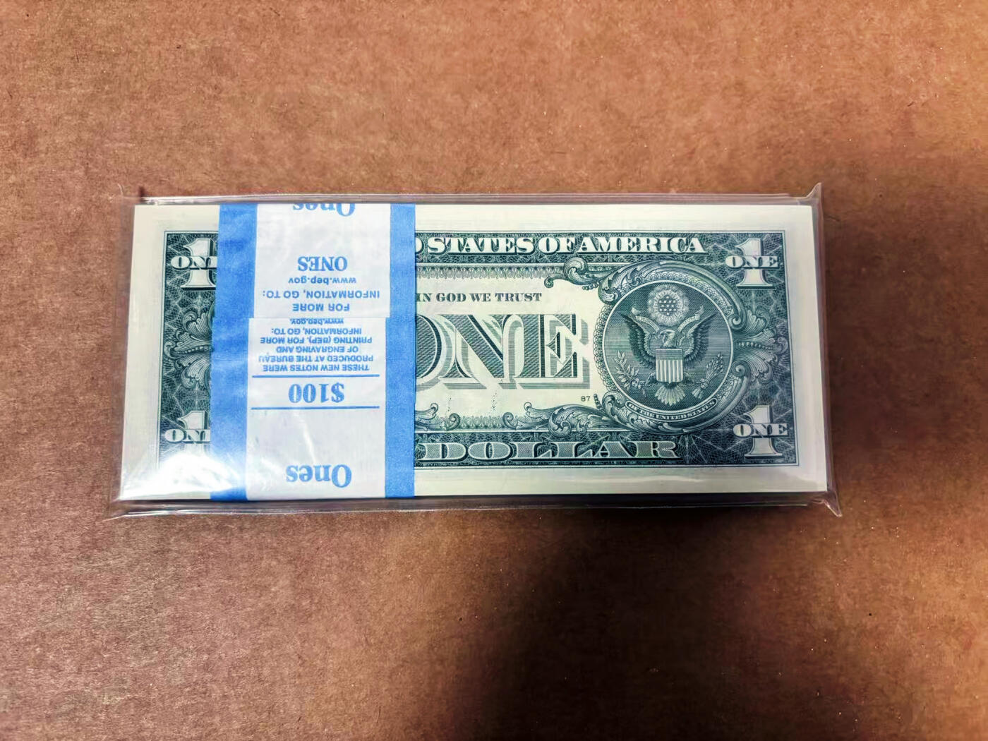 【Blue Auction】世界纸币精拍第764期——18级TOP拍卖/信誉/品质/专业/高效💫 【一刀 含666豹子号】美国 1美金 全新UNC