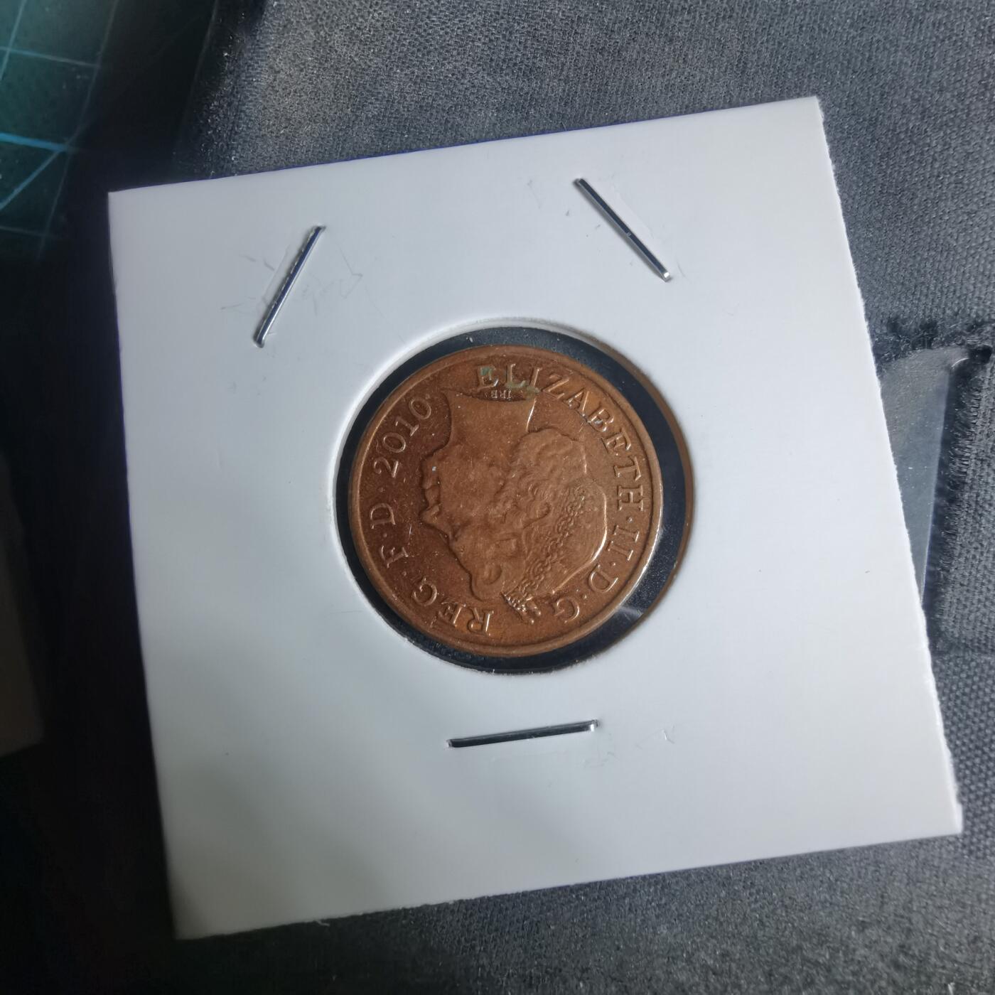 沼泽如烟--第939场 英国2010年1便士