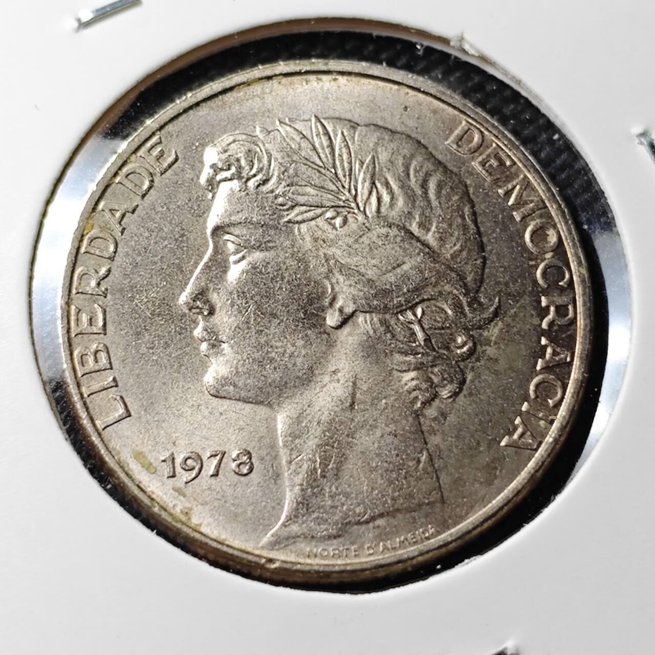 KK钱币收藏小铺 第382期  2月预留时间 周末发货 1978葡萄牙25埃斯库多 好品