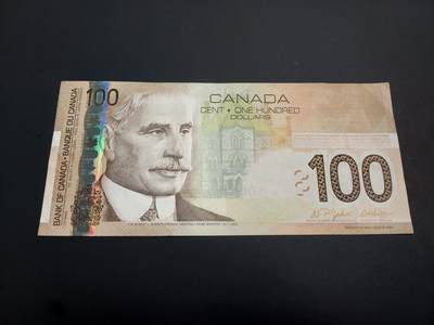 博彦收藏    12月22日 8点 钱币专场 全场包邮 - 加拿大 100元 85品