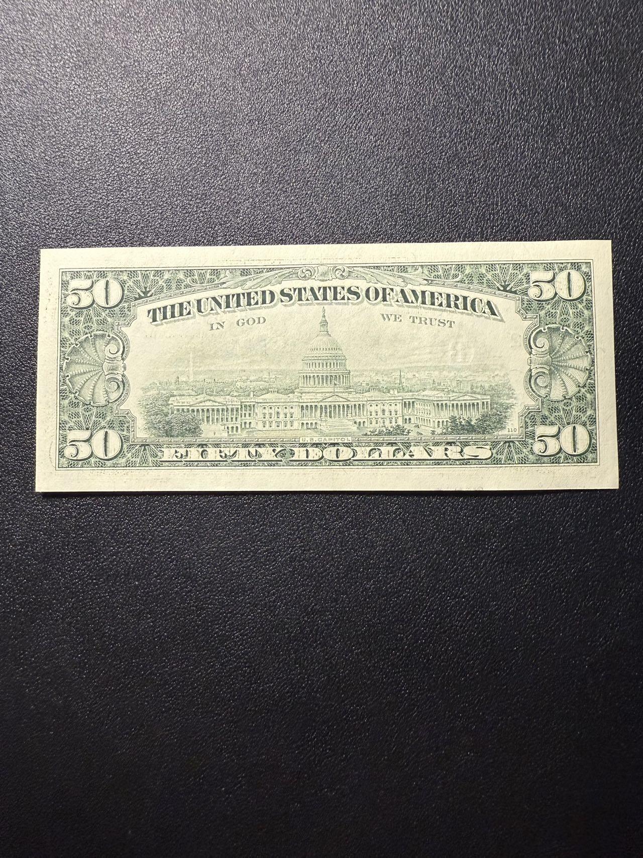 第14期 库存低价起拍 美国1988年小头50 全新unc