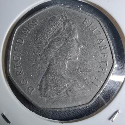 沼泽如烟--第939场 - 英国1969年50便士