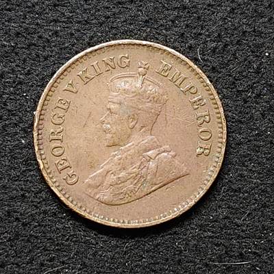 【全场包邮】纯粹捡漏拍486场（免费代拍第23场） - 英属印度1936年1/2派斯铜币