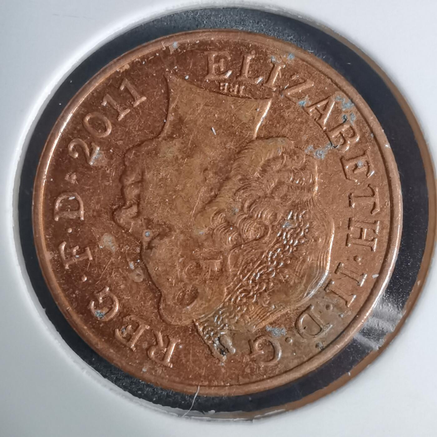 沼泽如烟--第939场 英国2011年1便士