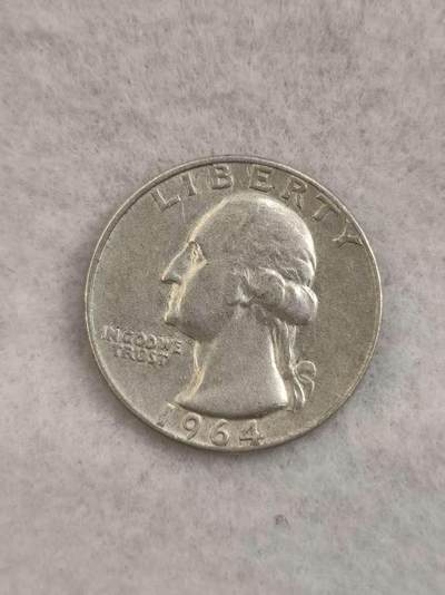 G&W世界散币，银币处理专场（第39场） - 美国1964年25美分  银币