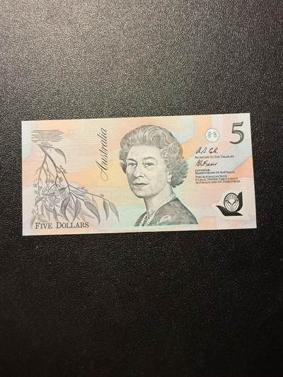 第14期 库存低价起拍 - 澳大利亚1992年 5 AA冠 全新unc