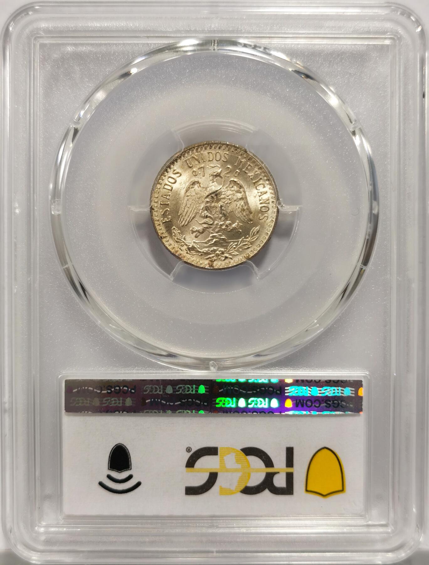 博洋堂世界钱币拍卖第153期（全场包邮） PCGS MS65 墨西哥1942年鹰洋20分银币