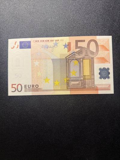 第14期 库存低价起拍 - 2002年 三签德国50欧 全新unc 尾622