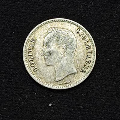 【全场包邮】纯粹捡漏拍486场（免费代拍第23场） - 委内瑞拉1954年25分银币