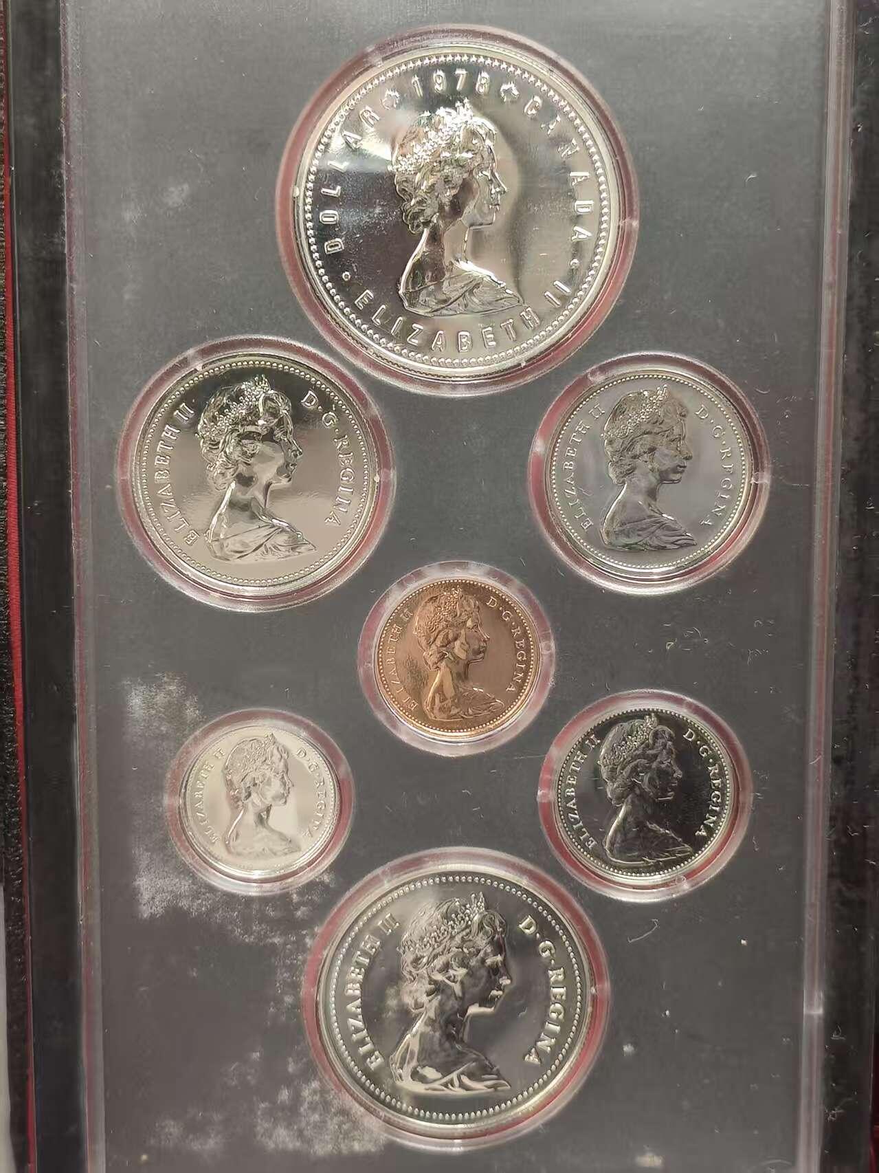 G&W世界散币，银币处理专场（第39场） 加拿大1978年7枚套  1银 