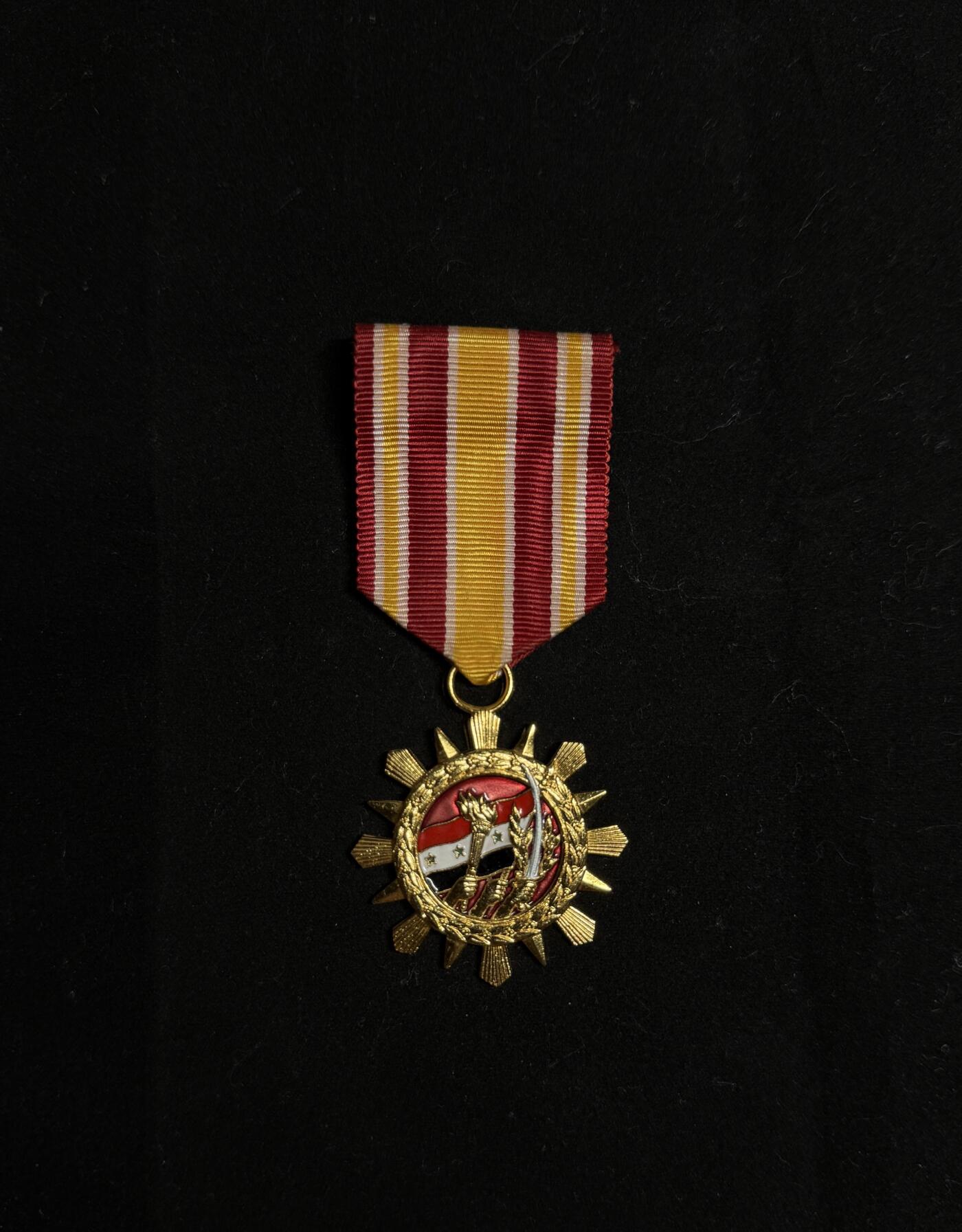 欢庆元旦！戎马世界章牌大赏第109期元旦大拍 叙利亚15年长期服役奖章，自从去年阿萨德跑路之后已经永远绝版