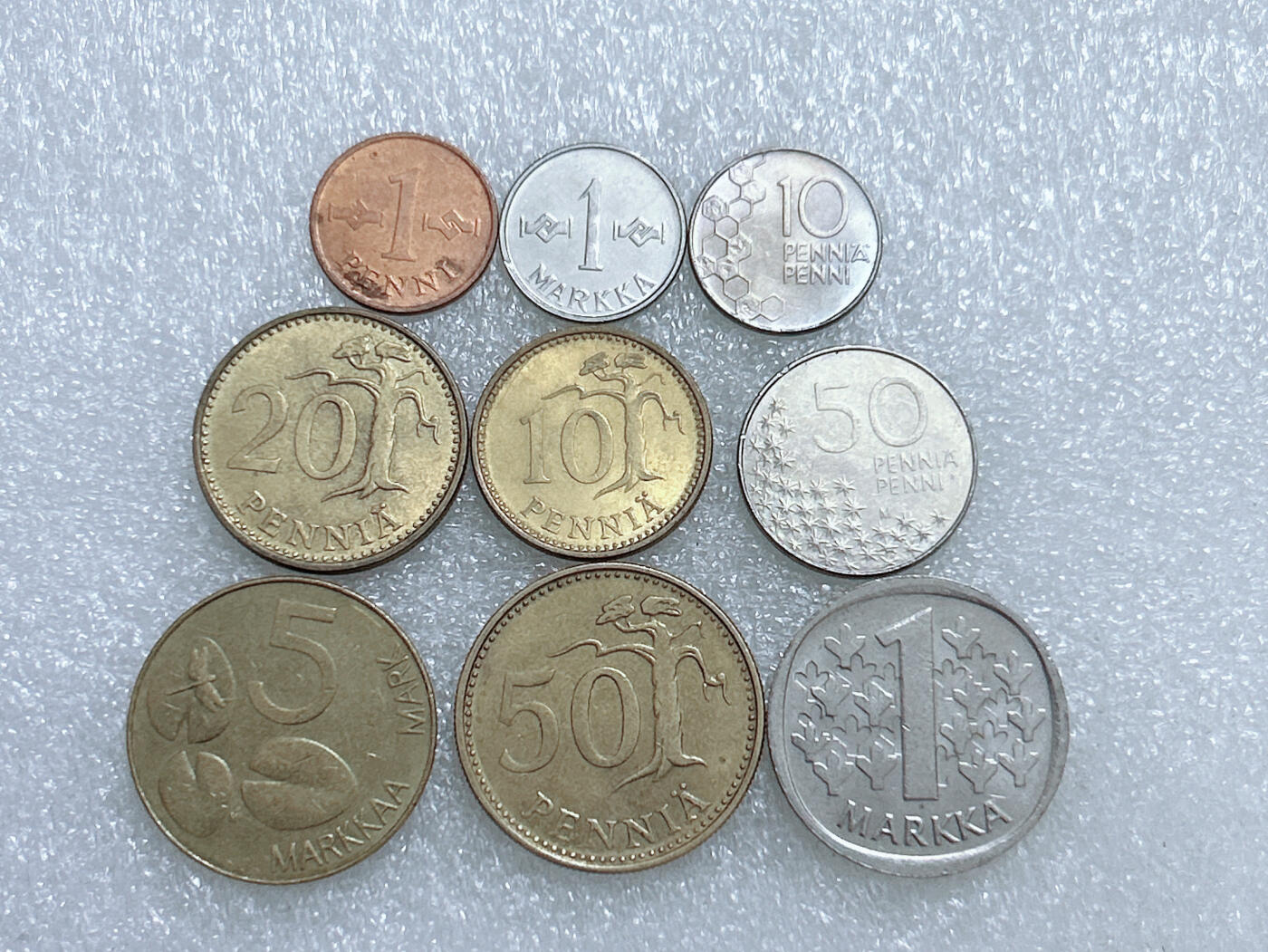 第一海外回流一元起拍收藏 散集专场  第277期 芬兰硬币 9枚