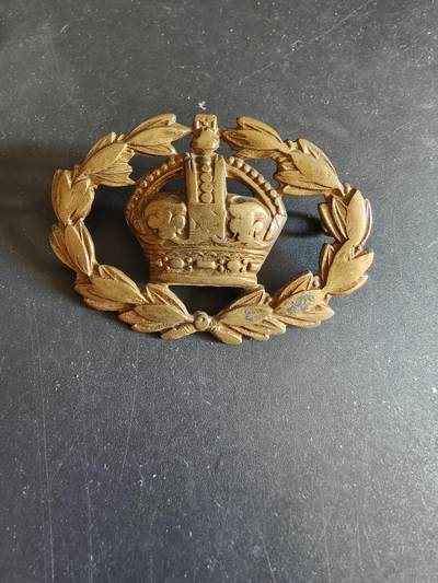 老王徽章第170期 - 英国二级准尉帽徽    一战时期