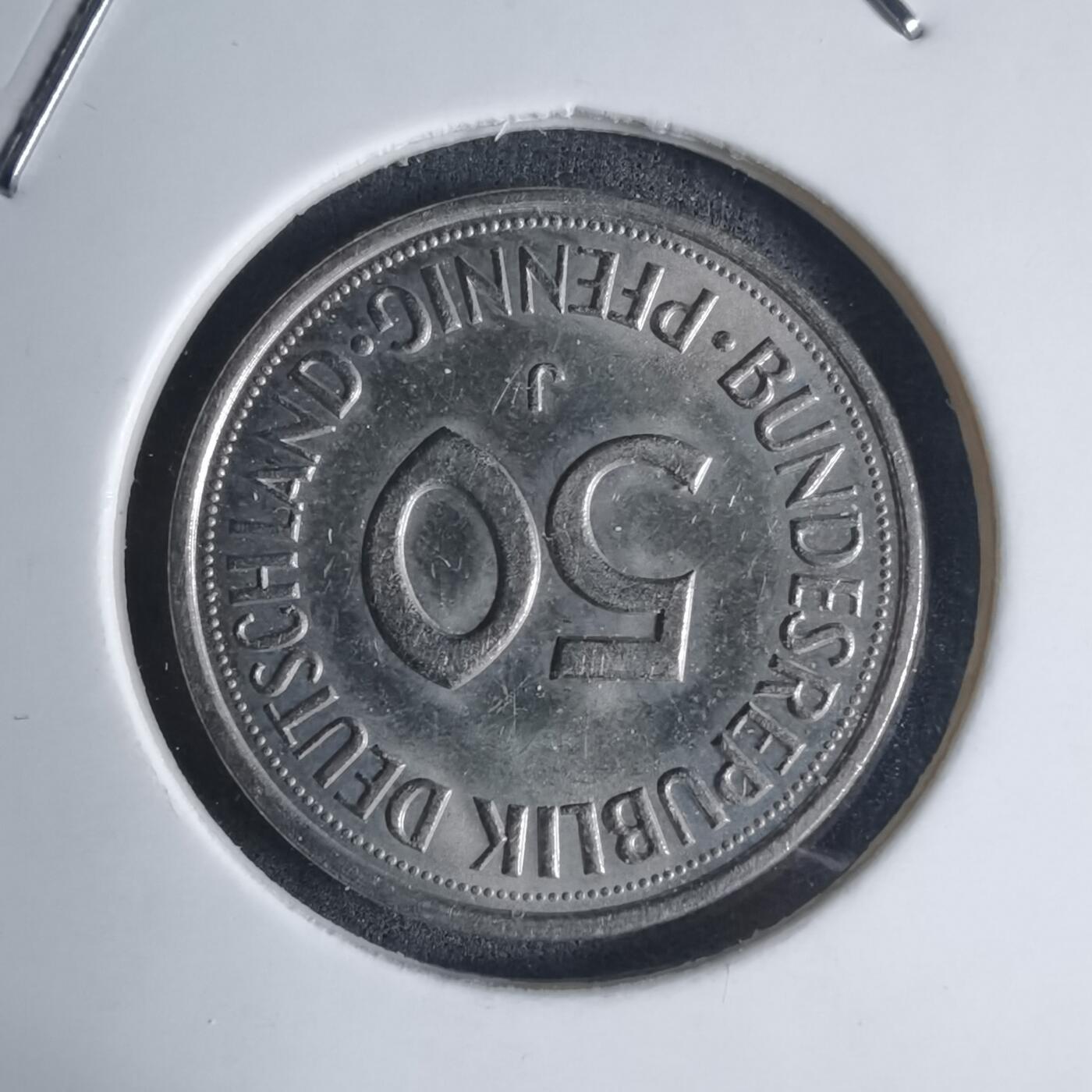 沼泽如烟--第939场 德国1981年50芬尼