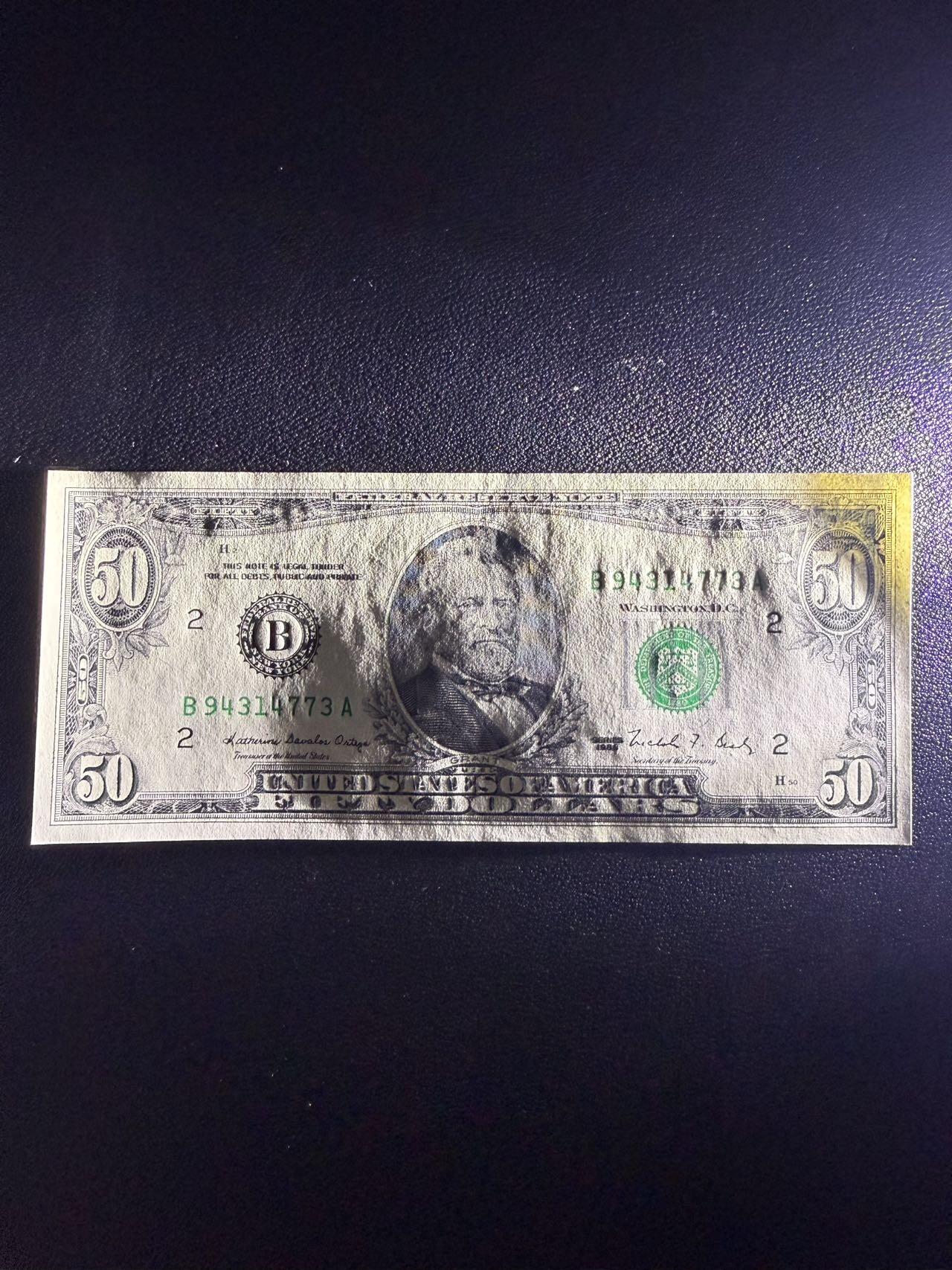 第14期 库存低价起拍 美国1988年小头50 全新unc