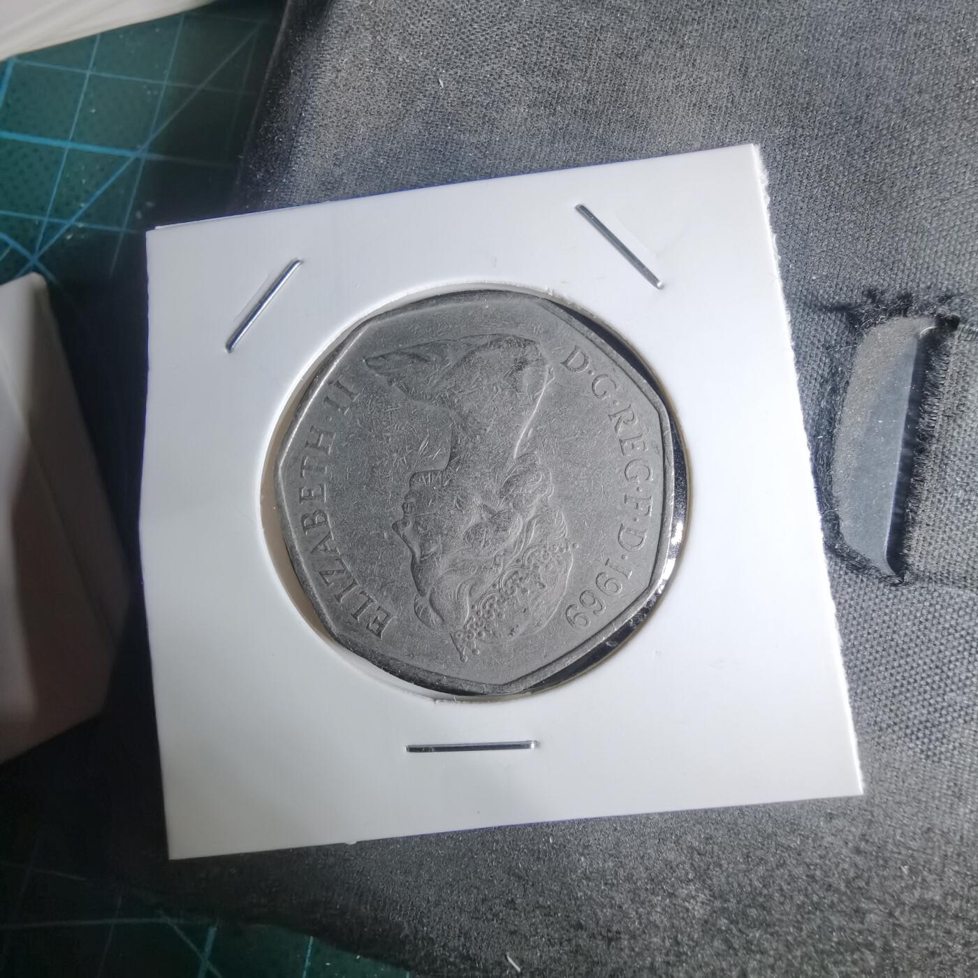 沼泽如烟--第939场 英国1969年50便士